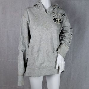 AMERICAN EAGLE Grey Long Sleeve Hoodie